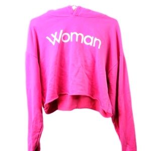 Woman's Crop Top Hoodie - Woman